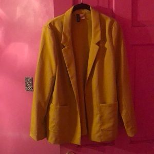 A mustard yellow blazer from H&M